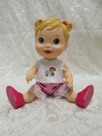 Blouse et culotte de dentelle